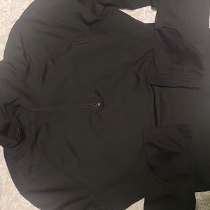 Halara half zip crop jacket